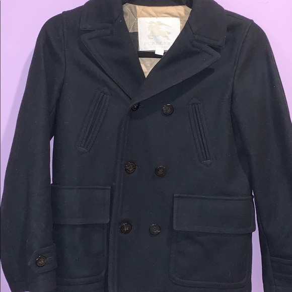 NWOT Burberry wool peacoat - Picture 3 of 8